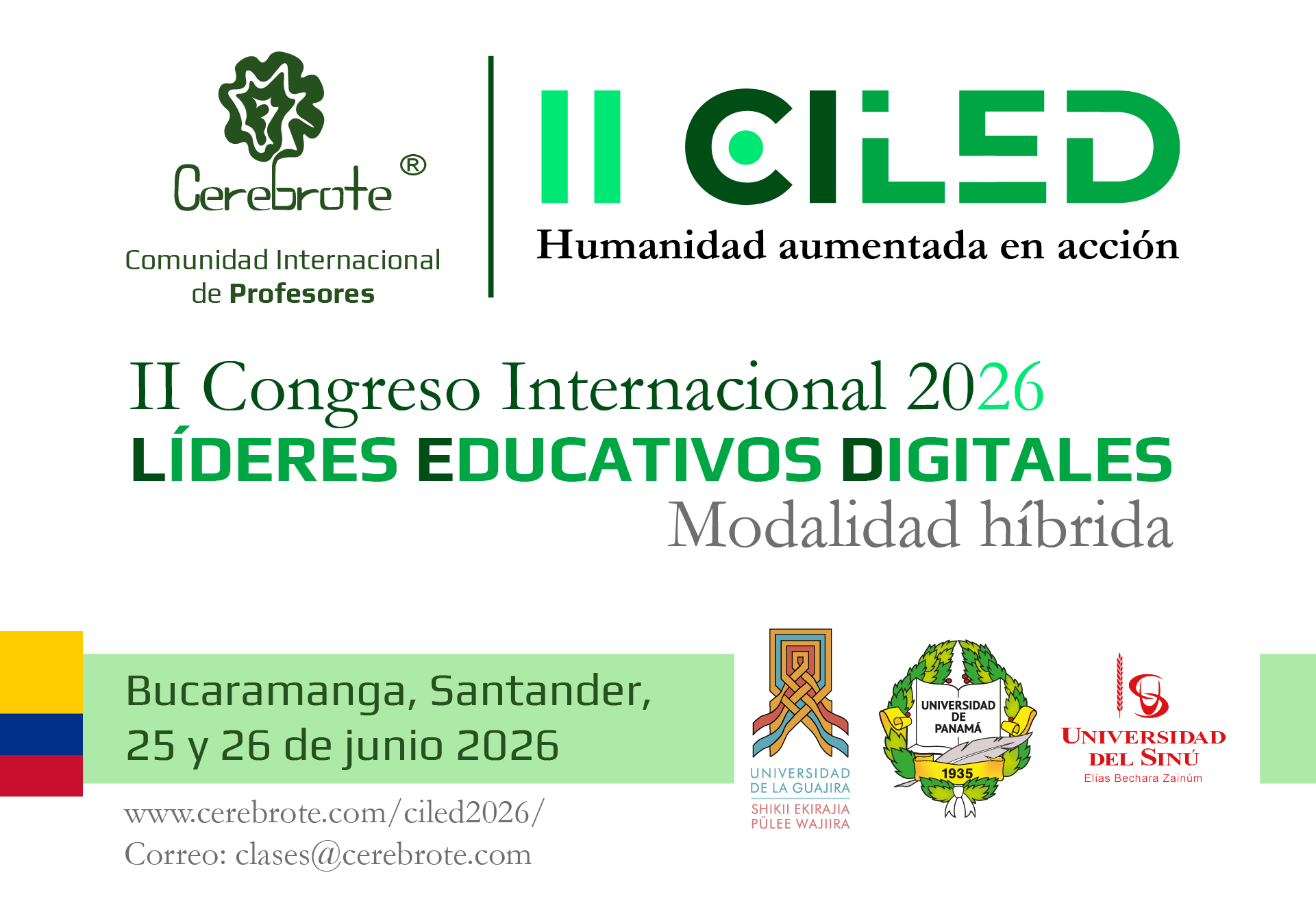 Afiche Oficial II CILED 2026